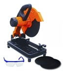 Sierra Cortadora Sensitiva Lusqtoff Cm-14k 355mm Accesorios