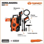 Hidrolavadora De Alta Presion Daewoo Dax1130 Autostop 105bar