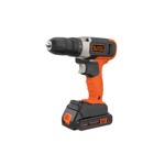 TALADRO ATORNILLADOR INALÁMBRICO 10MM 20V MAX BLACK AND DECKER BCD702C1-AR