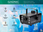 Mini Maquina de Humo Gadnic Portátil Con Luz LEDS