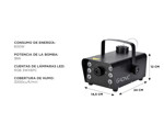 Mini Maquina de Humo Gadnic Portátil Con Luz LEDS