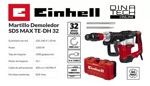 Martillo Demoledor Einhell Te-dh32 1500w Sds Max Fruerza 32j