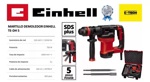 Martillo Demoledor Einhell Te-dh 5 Sds Plus 750w 5 + Puntas