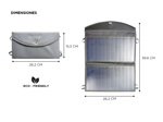 Panel Solar Plegable Portátil Gadnic Cargador USB Power Bank 30w