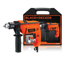 Taladro Percutor Black Decker HD650K 13Mm 650W Con Maleta