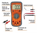Tester Multimetro Digital Automotriz Truper 10403 20a C/ Rms