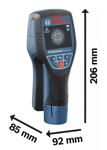 Detector De Materiales Bosch D-tect 120 120mm Digital Bolso