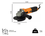 Amoladora Angular Lüsqtoff L-820 115mm 720w 4,5 Pulgadas
