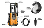 Hidrolavadora De Alta Presión Lüsqtoff Hl100-8 2000w 7.5l