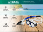 Máscara Respirador de Snorkel Gadnic Antiparra Para Bucear