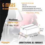 Bicicleta Fija Horizontal Athletic 500BH Asiento Ajustable