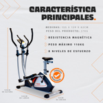 Caminador Elíptico Asiento Athletic 500EA Magnético Escalador