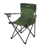 Silla camping plegable director verde militar