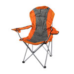 Sillón camping plegable respaldo alto