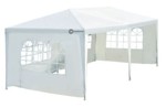 Gazebo Rafia Exahome 6x3 con puerta y ventanas