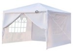 Gazebo  Exahome Rafia 4x3 con puerta y ventanas