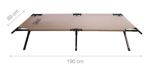 Catre Coleman Plegable Acero Hasta 136kg 1.90 X 0.89 C/bolso