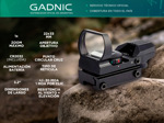 Mira Holografica Tactica Militar Gadnic Reflex Reticula