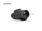 Monocular Gadnic Negro 40x60 1500m 9500m
