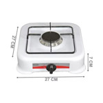 ANAFE 1 HORNALLA 27X27X7CM MECHERO ALUMINIO FOCO 25785/7