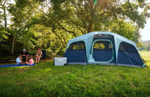 Carpa Coleman Sunlodge Cabin Para 12 Personas Color Azul