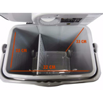 Conservadora Electrica Heladera Portatil 24L 12 Black Decker