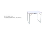 Mesa Plegable Gadnic Aluminio De Camping
