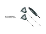 Red Copo De Pesca Plegable Gadnic Triangulo Mango Extensible