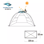 Carpa Playera Waterdog BEACHUP Iglu Autoarmable