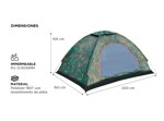 Carpa Tienda de Campaña South Port Para 2 Personas