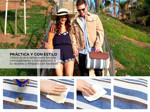 Lona Manta de Playa Picnic Gadnic LONA05 Impermeable Enrollable