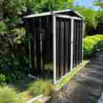 Armario  Deposito  Galpon de jardin casi  2x1x2 negro  