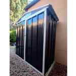 Armario  Deposito  Galpon de jardin casi  2x1x2 negro  