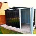 Armario  Deposito  Galpon de jardin casi 3x2x2 negro 