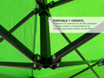 Gazebo Sin Paredes Gadnic 2x2 mts Impermeable