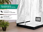 Carpa Cultivo Indoor Gadnic GROW3 100x100x200cm + red scrog 75x75cm