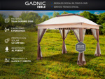 Gazebo Mosquitero Gadnic Gard Tienda de Sombrilla