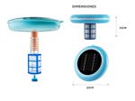 Boya Ionizador Solar Gadnic L130 Antisarro Sustentable 130.000Lts