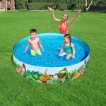 Pileta Redonda Rigida 183x38 Cm Bestway 55022 Dinosaurios