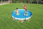Pileta Redonda Rigida 183x38 Cm Bestway 55022 Dinosaurios