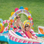 Centro De Juegos Inflable De Dulces Intex 295x191x130cm