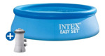 Pileta Redonda Intex Easy Set 188247 457x91cm 10681l + Bomba