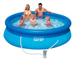Pileta Redonda Intex Easy Set 188247 457x91cm 10681l + Bomba