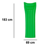 Colchoneta Inflable Bestway 183x69cm Flotador Pileta Verde