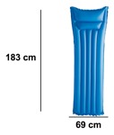 Colchoneta Inflable Bestway 183x69cm Flotador Pileta Azul