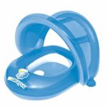 Bote Bebe Filtro Uv  Silla Salvavida Techo Inflable Pileta