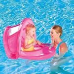 Bote Bebe Filtro Uv Silla Salvavida Techo Inflable Pileta