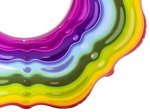 Flotador Bestway Colchoneta Inflable Para Pileta Arcoiris