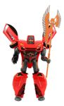 Auto Robot Conversion Armas Hacha Luz Sonido