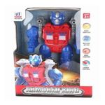 Muñeco Robot King Lanza Dardos Con Luz Y Sonido Explorer Fan
